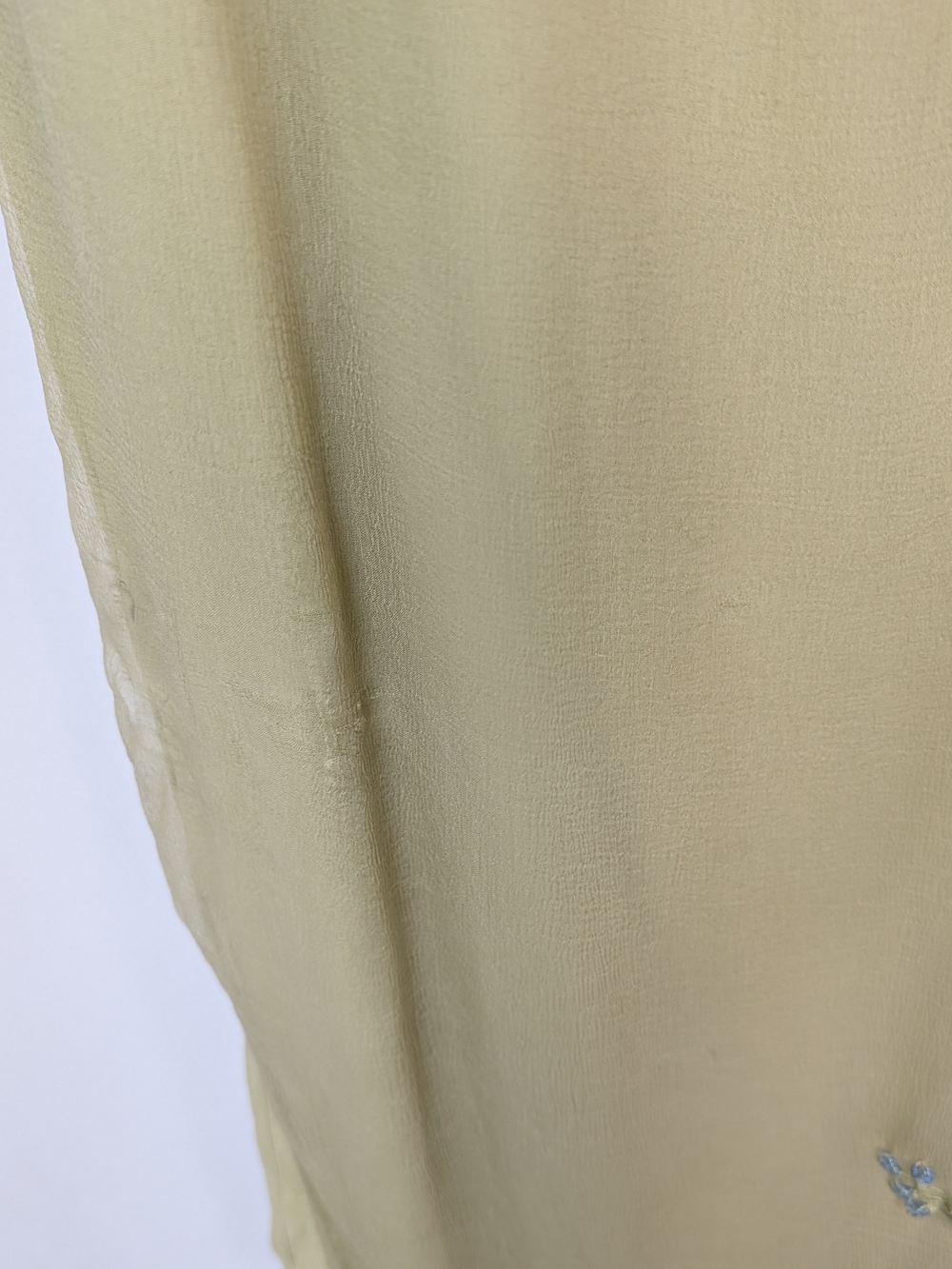 Vintage Free People Sage Embroidered Maxi Skirt - Picture 7 of 9